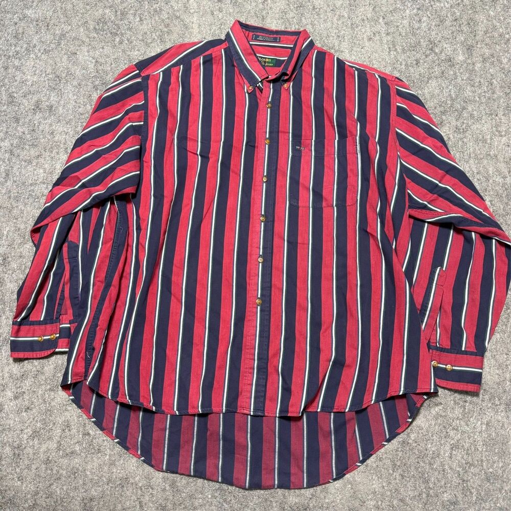 Vintage 90s Colours by Alexander Julian Shirt Mens XL Striped Retro Skater 17